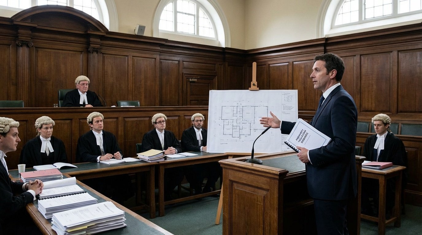 Expert witness providing testimony in court